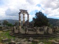Delphi, The Tholos at the sanctuary of Athena Pronoia